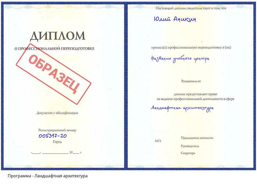 Ландшафтная архитектура Новоалтайск